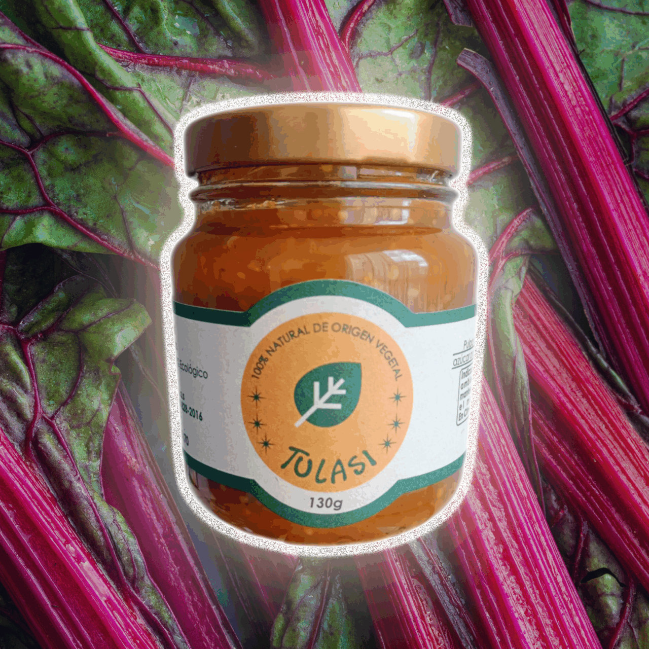 Ruibarbo con jengibre | 130 Gr